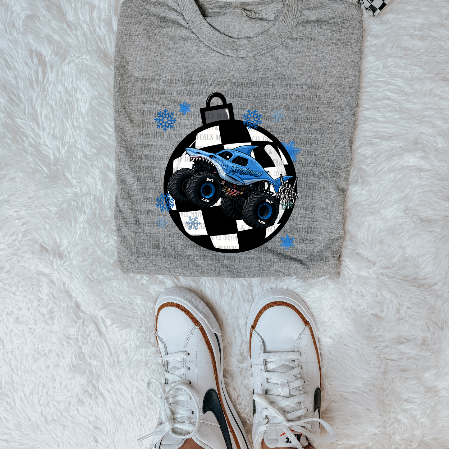 MJ Megalodon Christmas Bulb- Digital