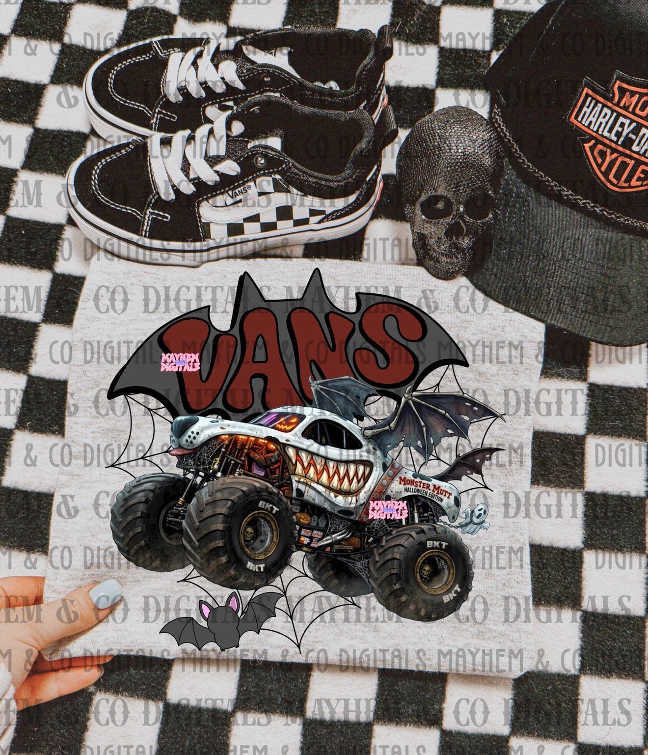 MJ Vans Spooky Bundle - 12 PNGs