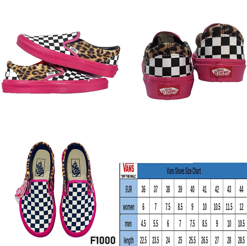 Leopard/Checkered Pink Skater Girl