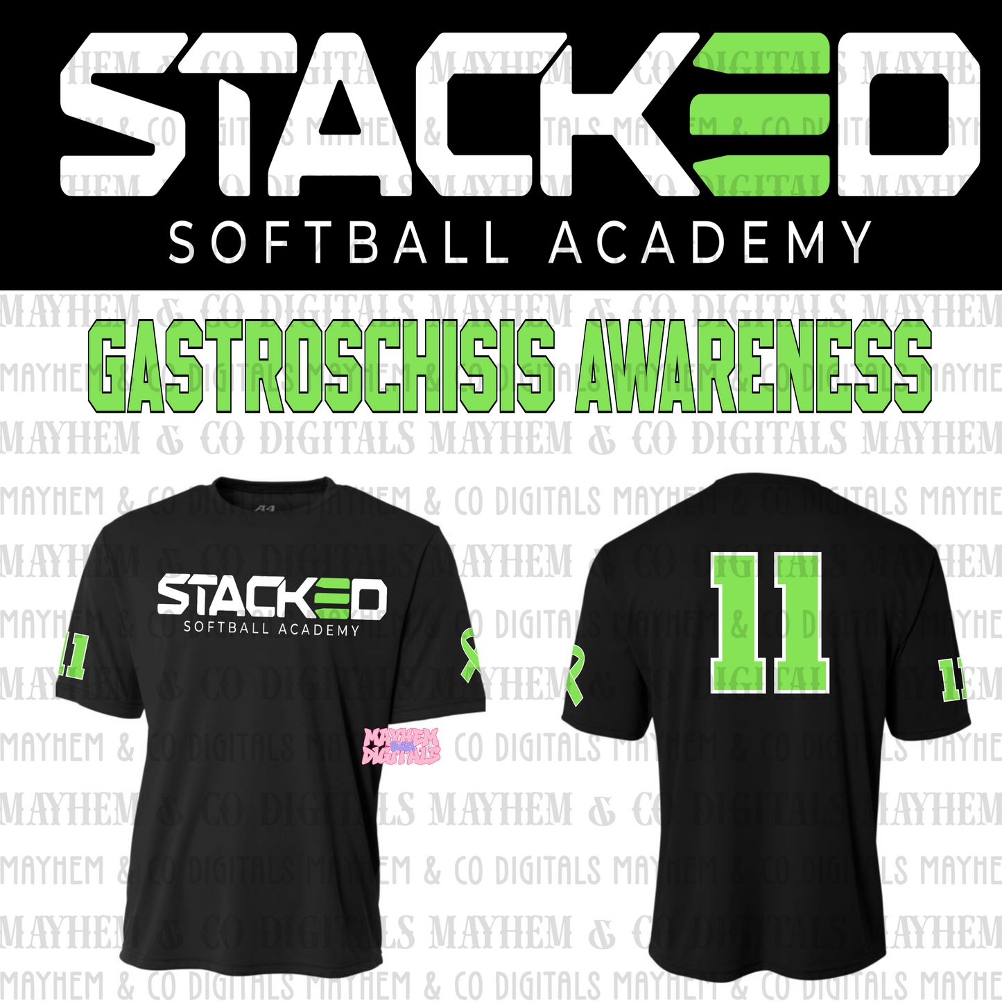 Stacked Gastroschisis Awareness drifit