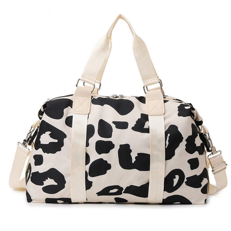 Leopard overnight bag