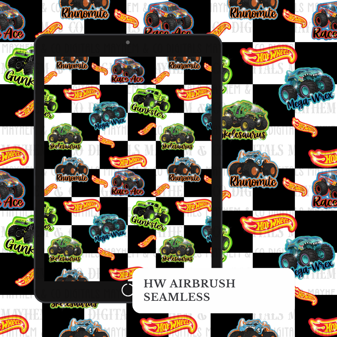 MJ Airbrush Solo Bundle- 34 PNG’S 3 Seamless
