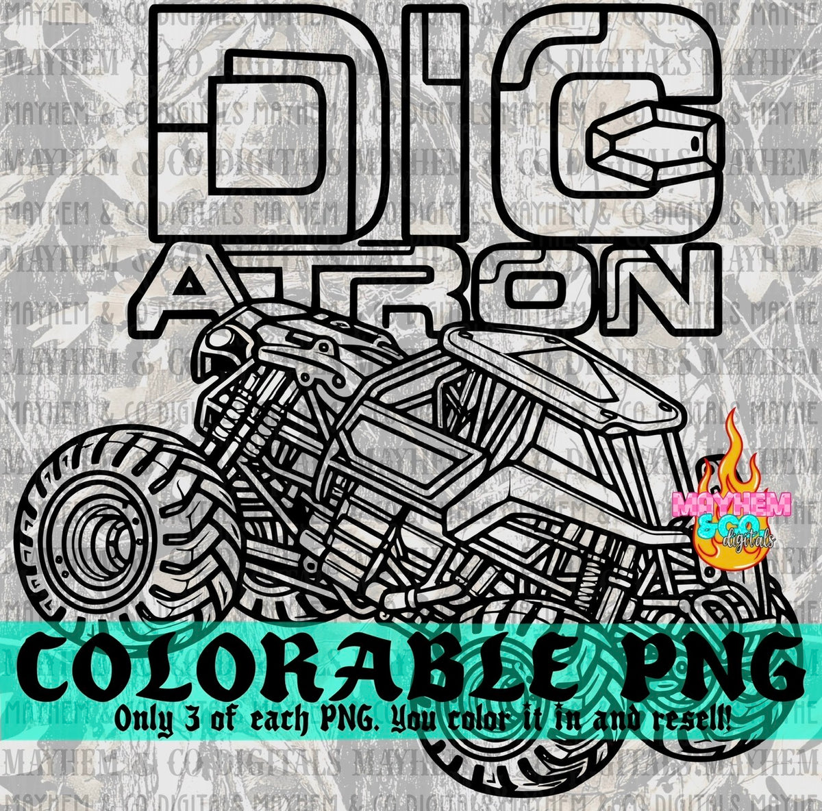 Dig colorable - Digital
