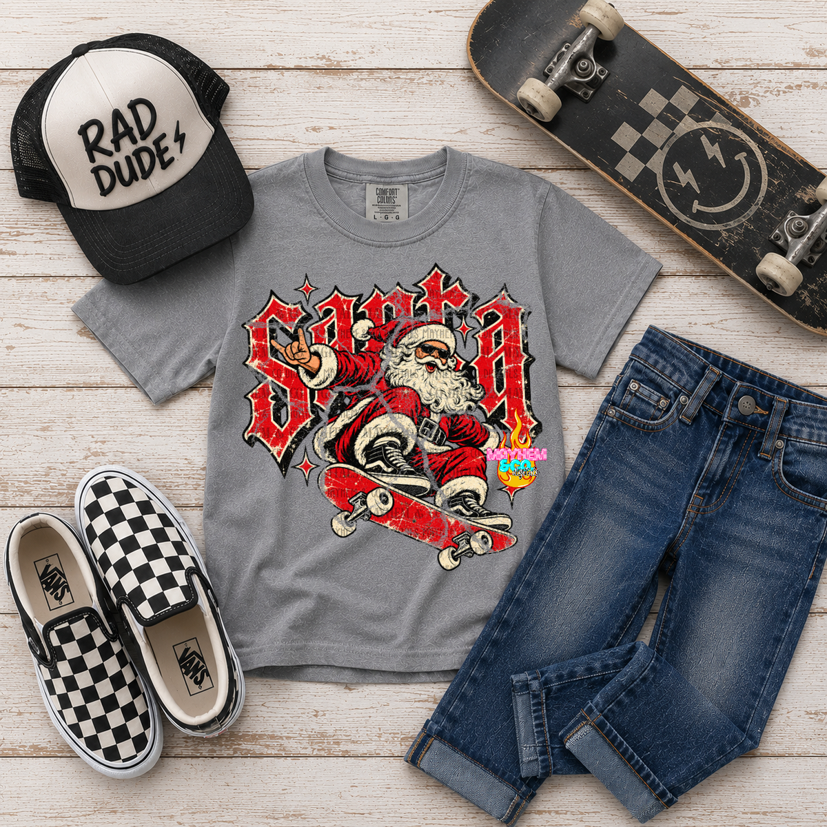 Grunge Christmas Bundle- 14 PNG’S