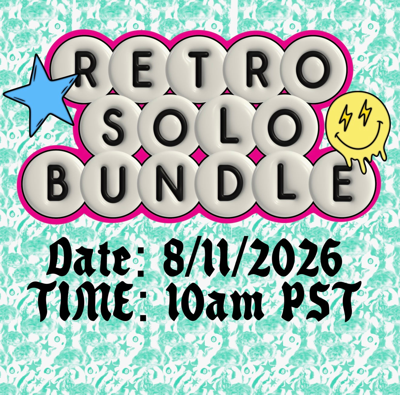 Retro Solo Bundle - 12 PNG’s
