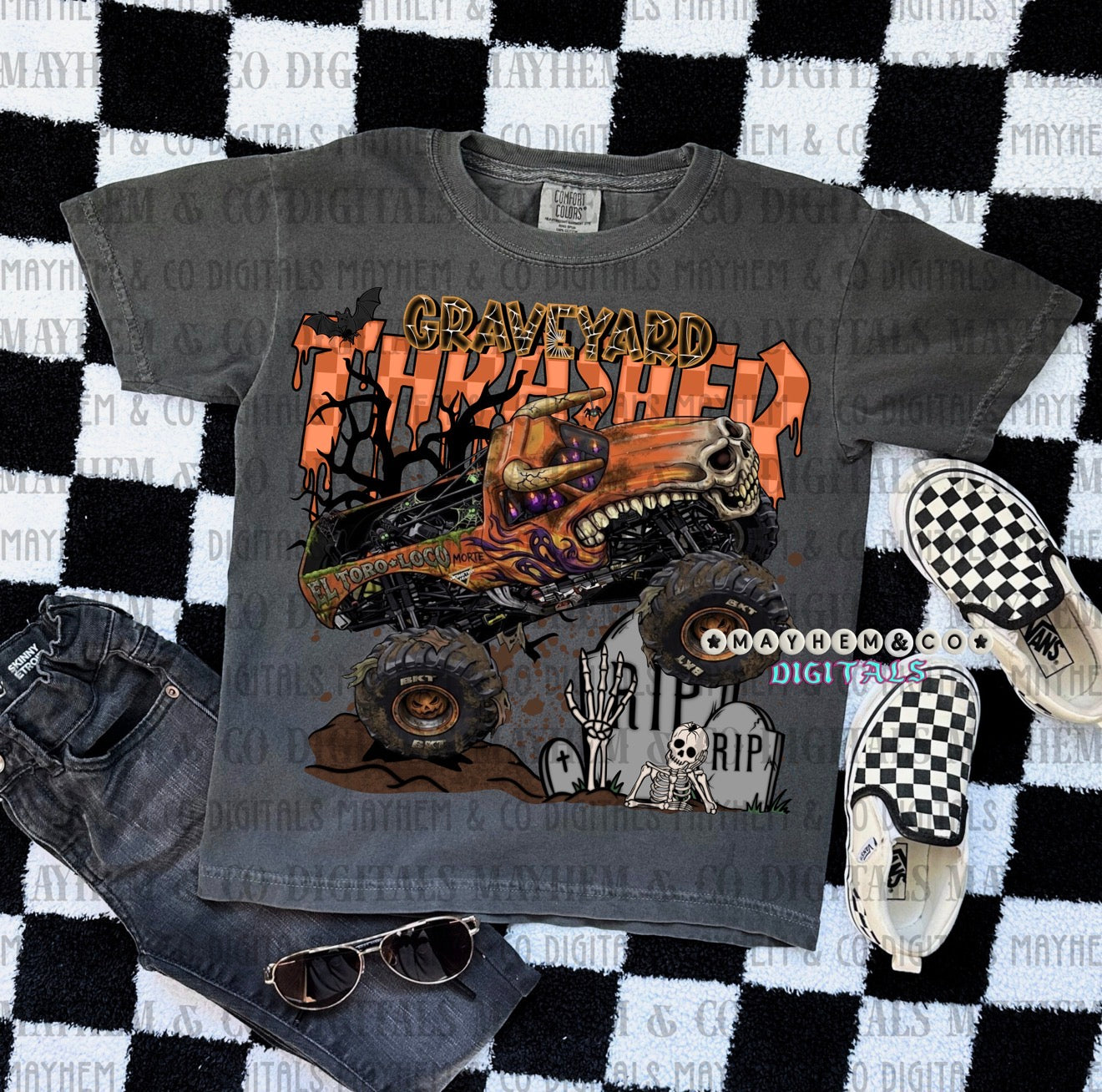 MJ Graveyard Thrash Solo Bundle - 15 PNGs