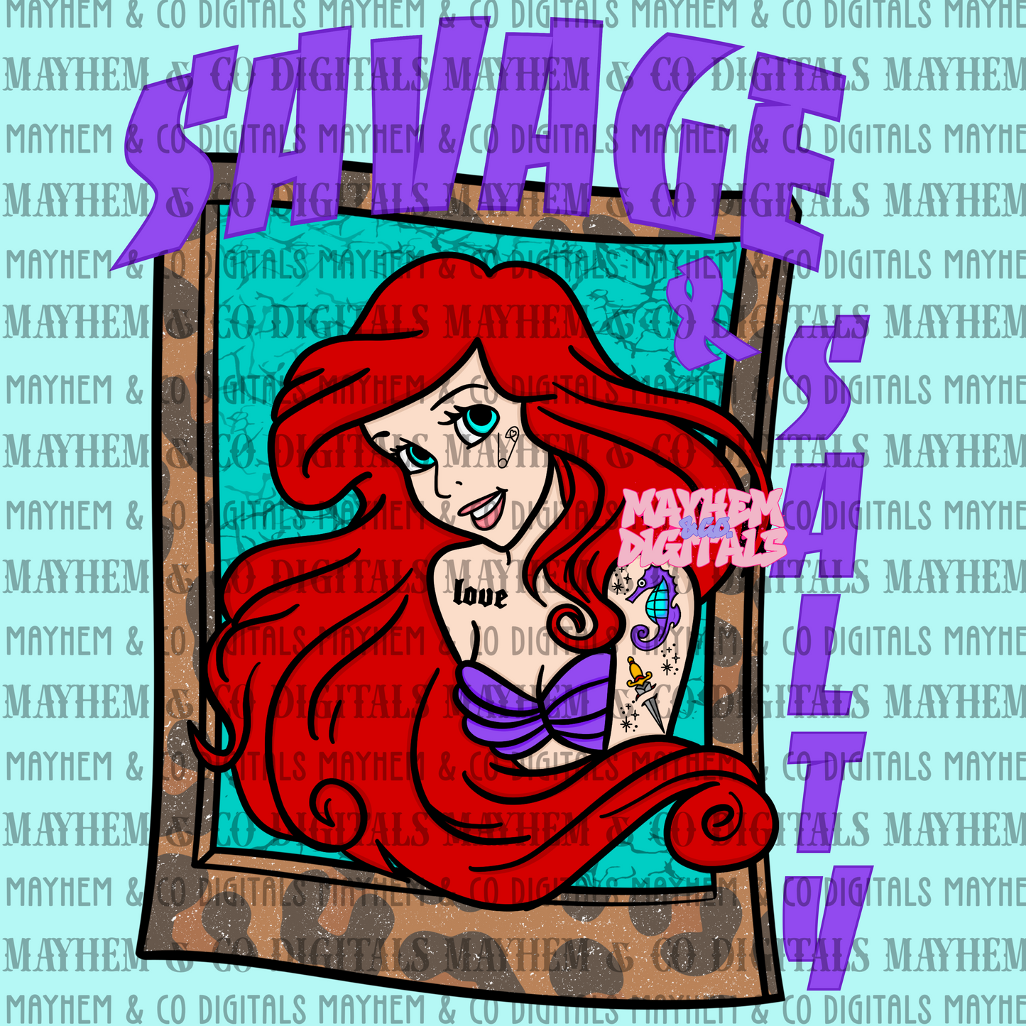 Rebel Princess bundle - 5 PNG’s
