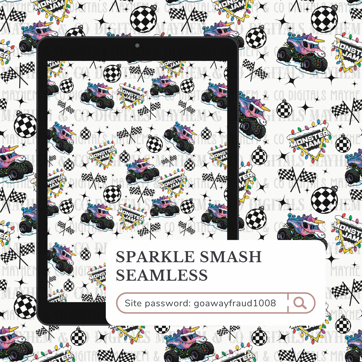 SM Christmas Seamless- Digital