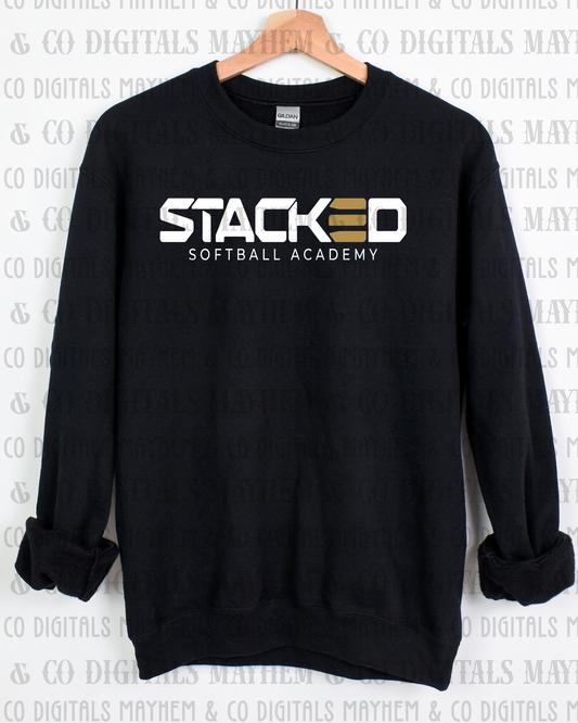 Stacked Crewneck sweatshirt -Adult