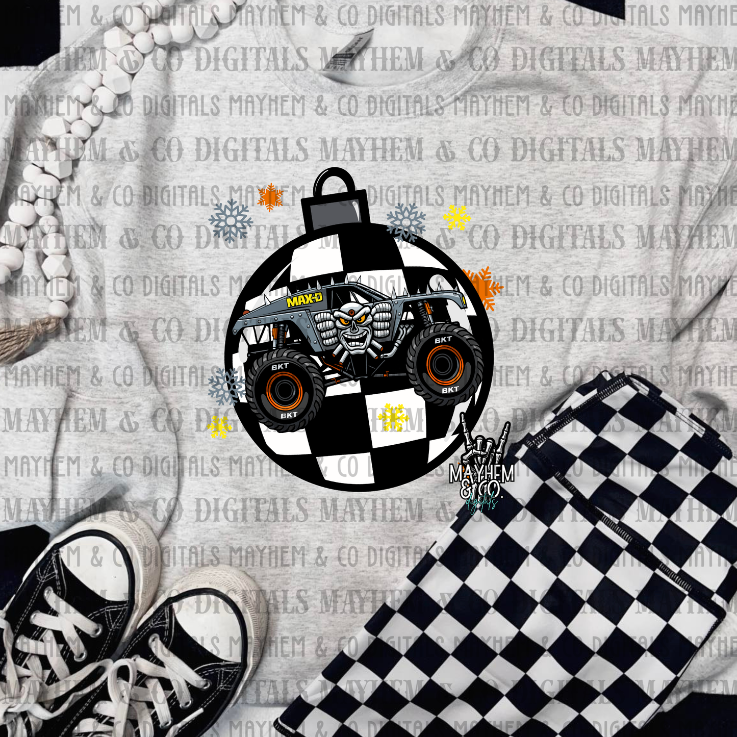 MJ Max D Christmas Bulb- Digital