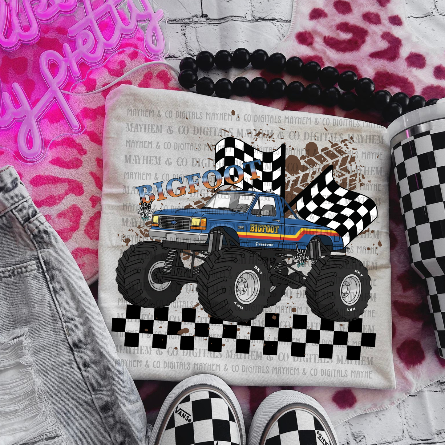 Bigfoot car - Digital