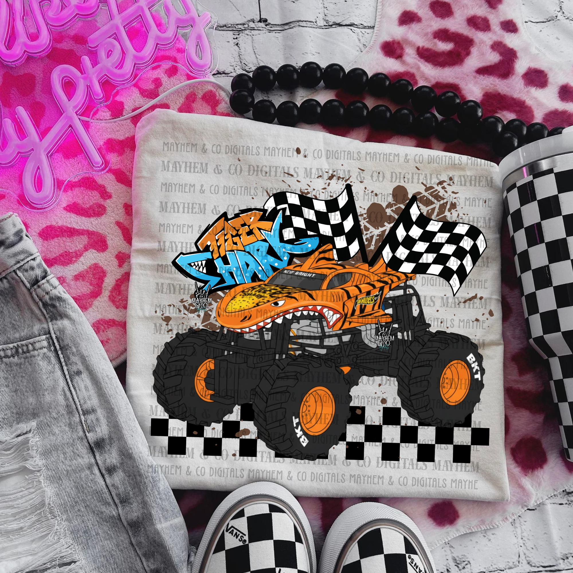Tiger car - Digital – Mayhem & Co