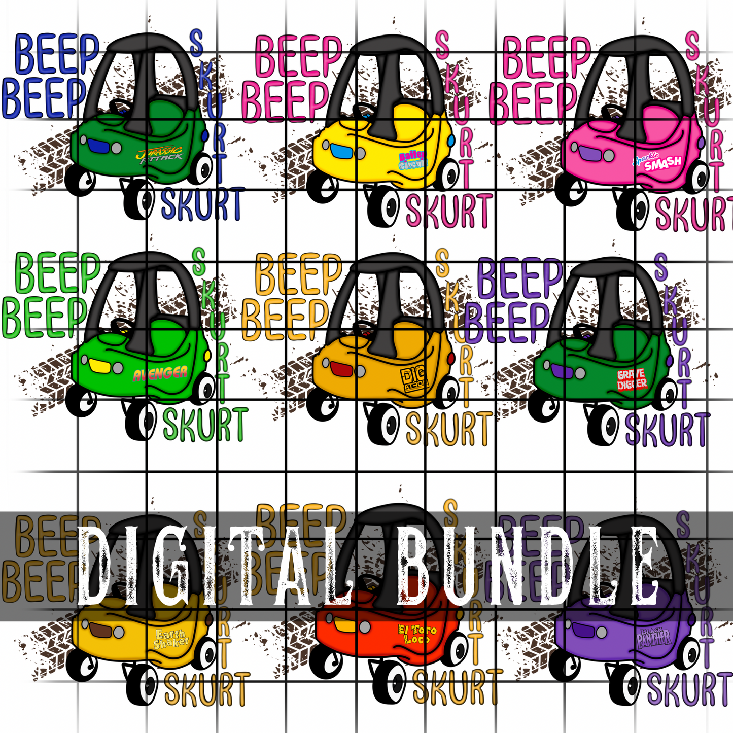 MJ Skurt 9 trucks -Digital Bundle