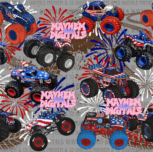 MJ Stars & Stripes seamless- Digital