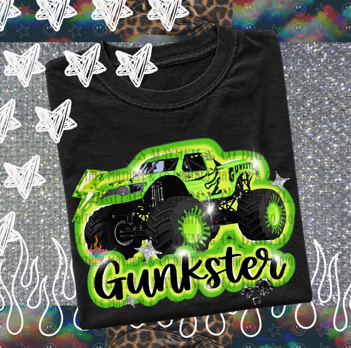 MJ/HW Airbrush w/gems Bundle- 34 PNG