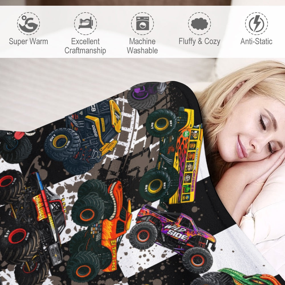 MJ all trucks blanket - 50x60