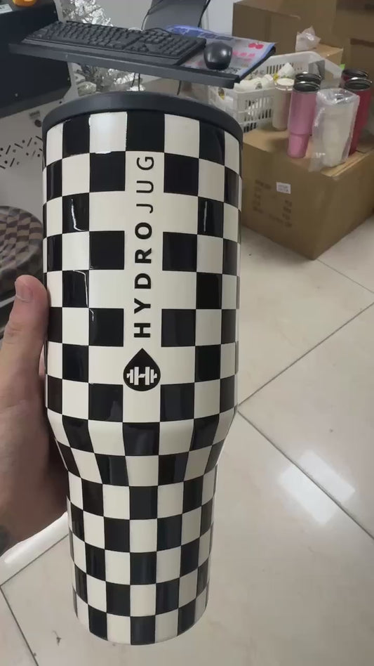 32oz Checkered